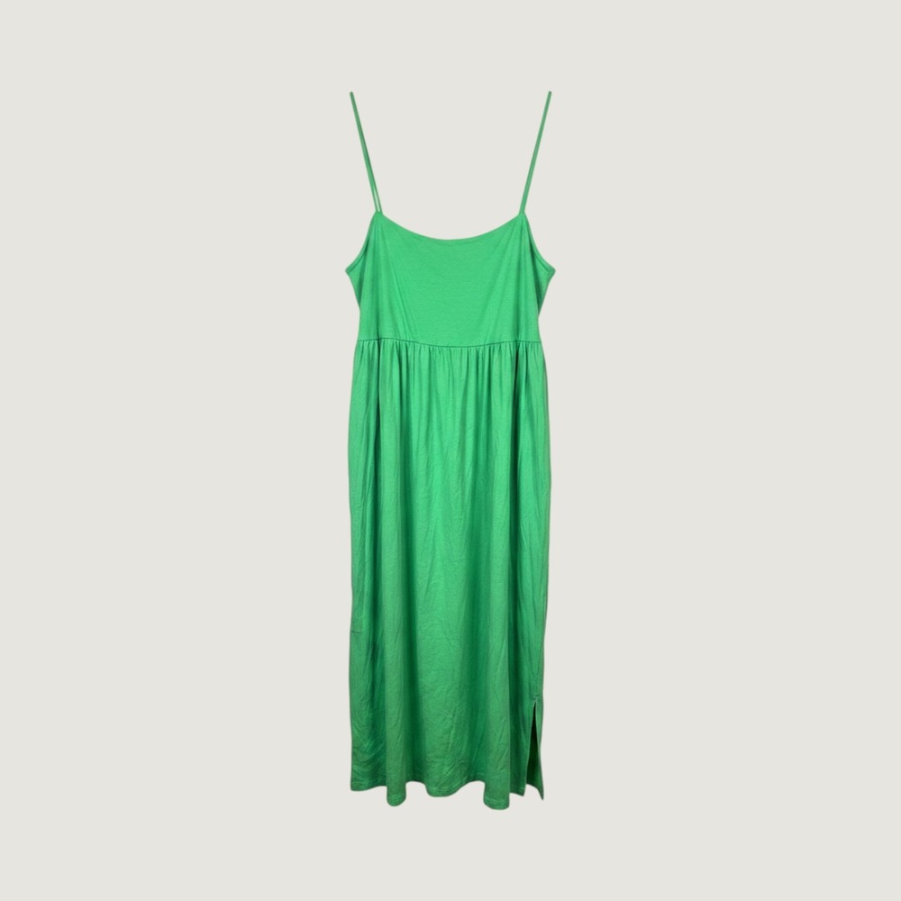 ASOS DESIGN Curve Green 100% Cotton Cami Maxi Dress Plus Size 22